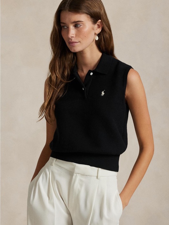 Polo Ralph Lauren Sweaters - Polo Ralph Lauren Cotton Sleeveless Polo
